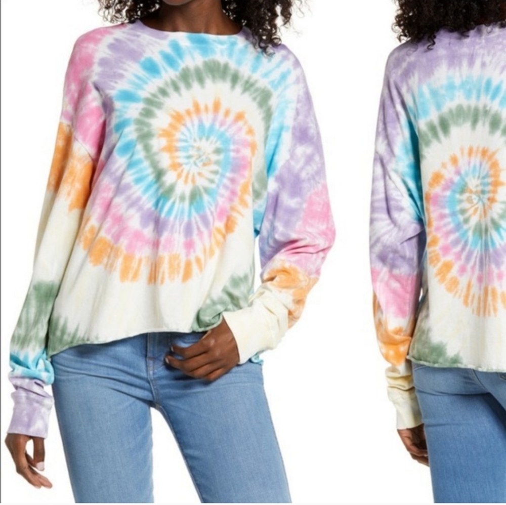 Daydreamer Multicolor Tie-Dye Long Sleeve Tee